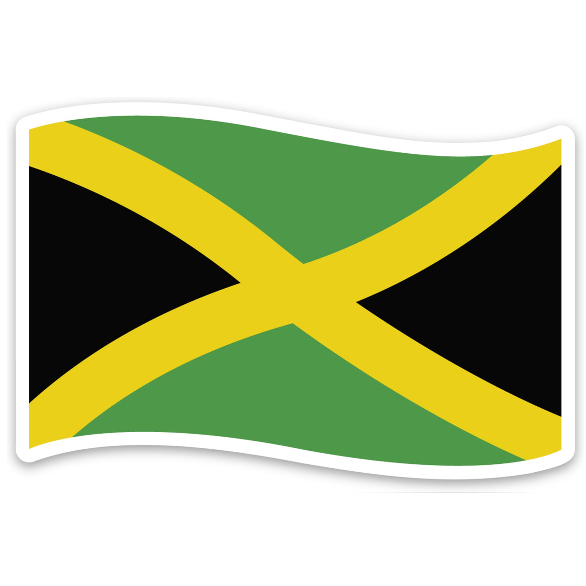 Jamaican Flag Sticker