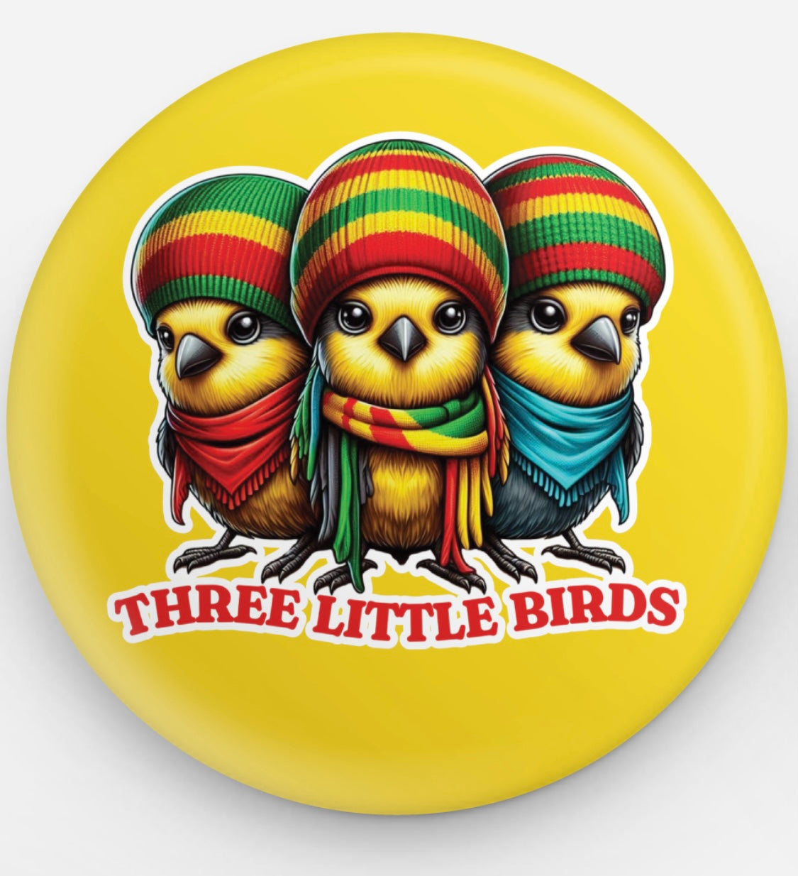 Three Little Birds Button