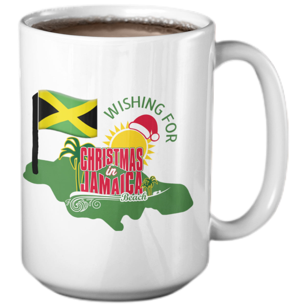 Wishing for Christmas in Jamaica Mug